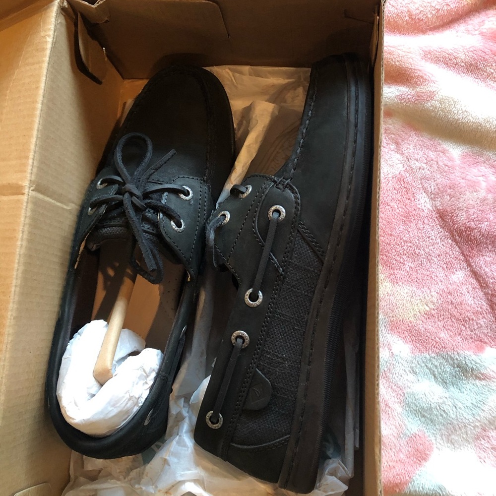 COPY - Sperry Koifish Black/black size 8
